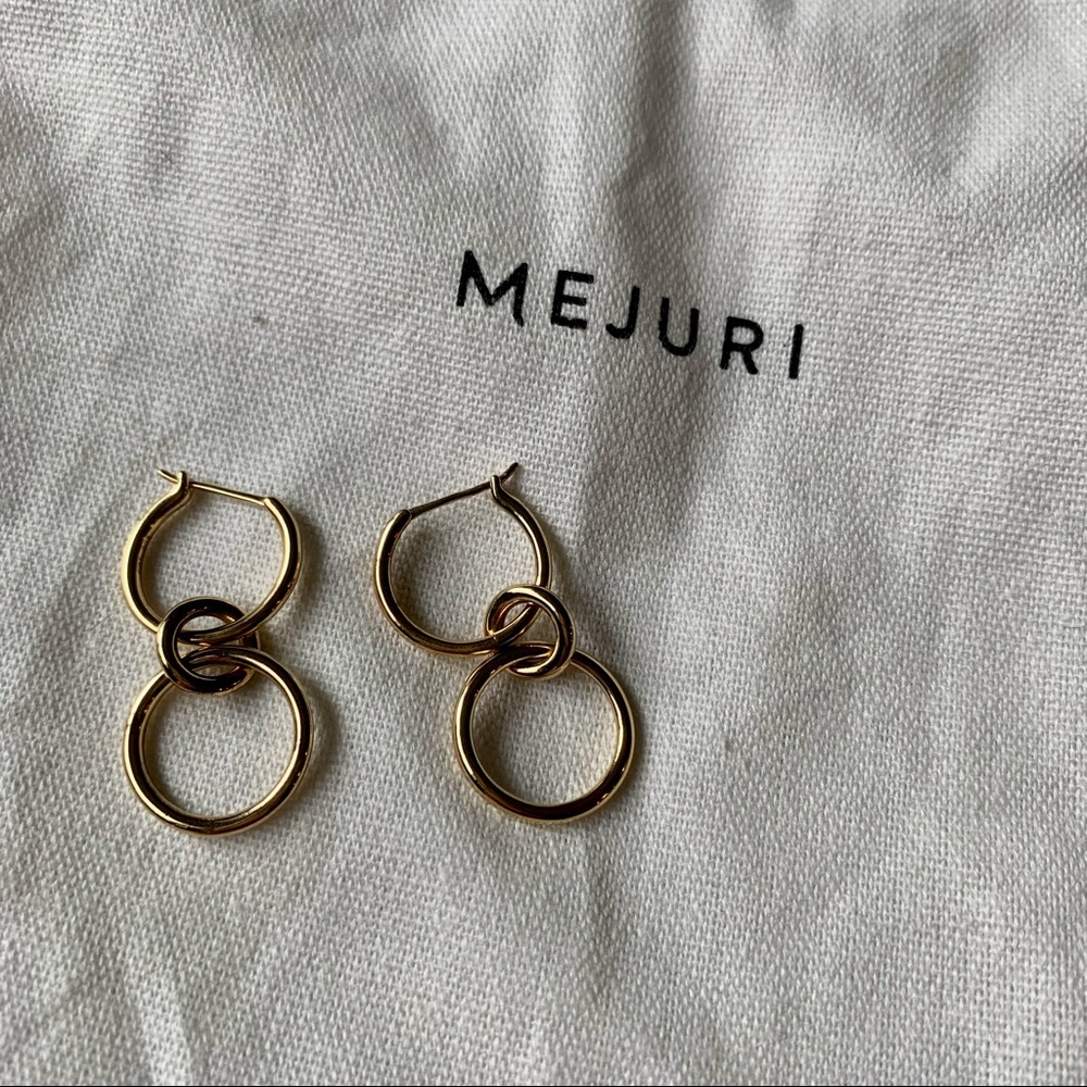 Mejuri Gold Vermeil Link Earrings